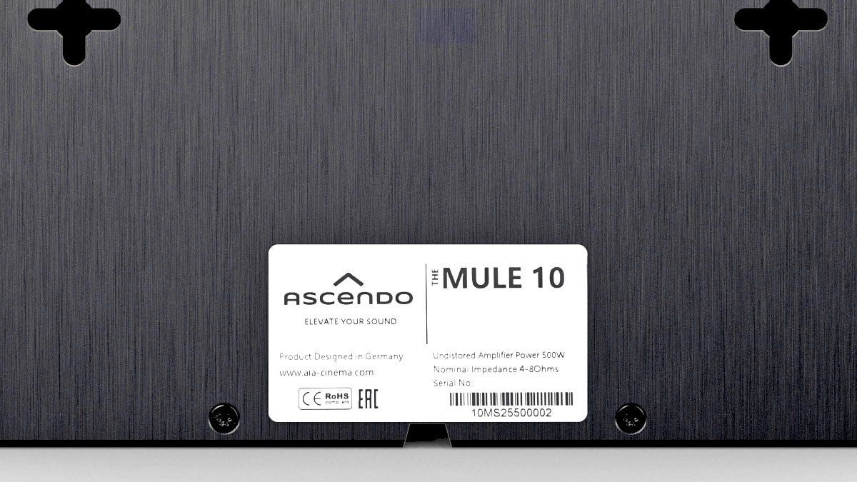 ASCENDO THE MULE 10 Kick Woofer: плоский басовый модуль для кинотеатра — фото 2