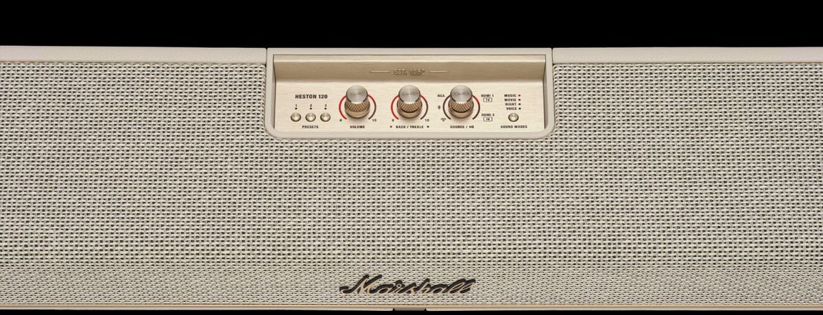 Marshall Heston 120 получил отделку Cream: саундбар в светлой обивке — фото 4